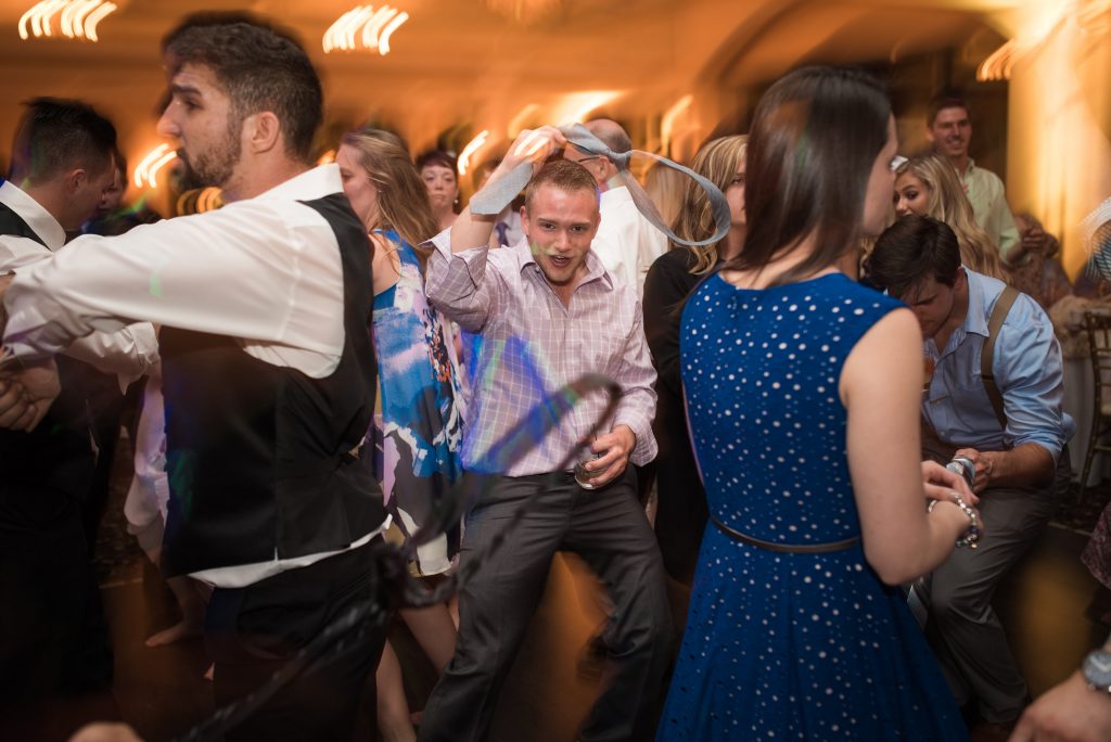dancing at a wedding