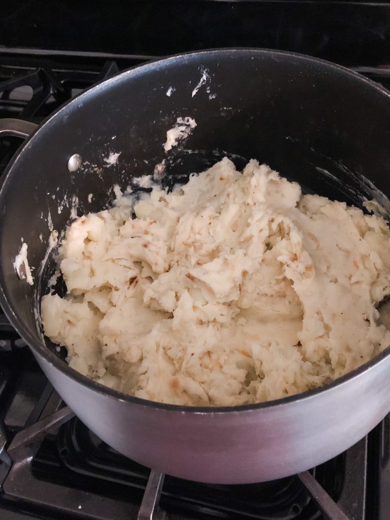 garlic mashed potatoes