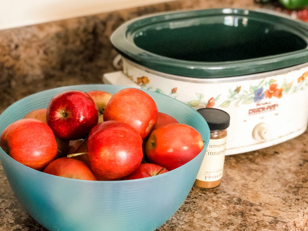 apples and slow cooker